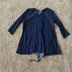 Women's blue blouse